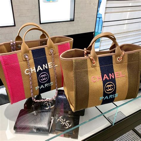 chanel classic shopping tote price|chanel beach bag tote.